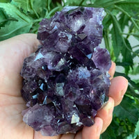 Deep Purple Amethyst Cluster From Uruguayan, Amethyst Geode, Raw Amethyst