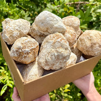 CRAZY CHEAP Break Your Own Geodes - 20 lb Box JUMBO Unopened Moroccan Crystals