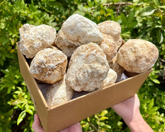 CRAZY CHEAP Break Your Own Geodes - 20 lb Box JUMBO Unopened Moroccan Crystals