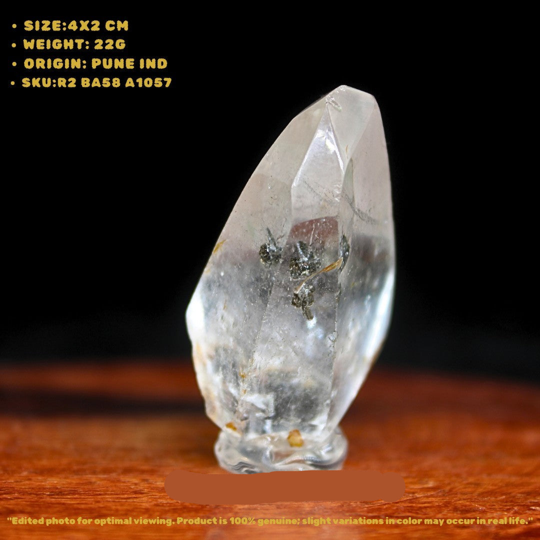 Natural Clear Quartz Healing Crystal 22g | 4x2 cm | High Vibration Energy Stone