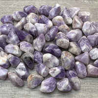 1/2 Lb Lot Tumbled Stones, 0.75-1.25" Crystal Healing Stones, Choose Stone Type