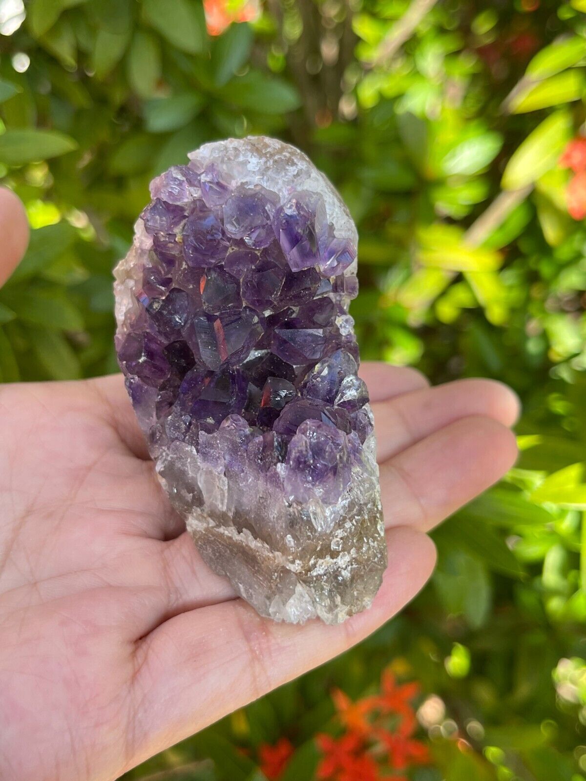 Small Uruguayan Deep Purple Amethyst Cluster, Amethyst Geode, Wholesale Bulk Lot