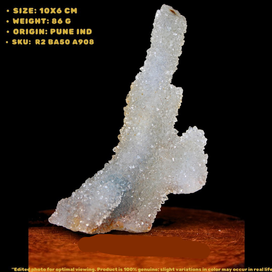 Rainbow Quartz Crystal Cluster 86g Natural Mineral Specimen from India