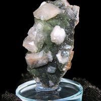 Rare Multi-Color Chalcedony on Heulandite Mineral Specimen 120g India