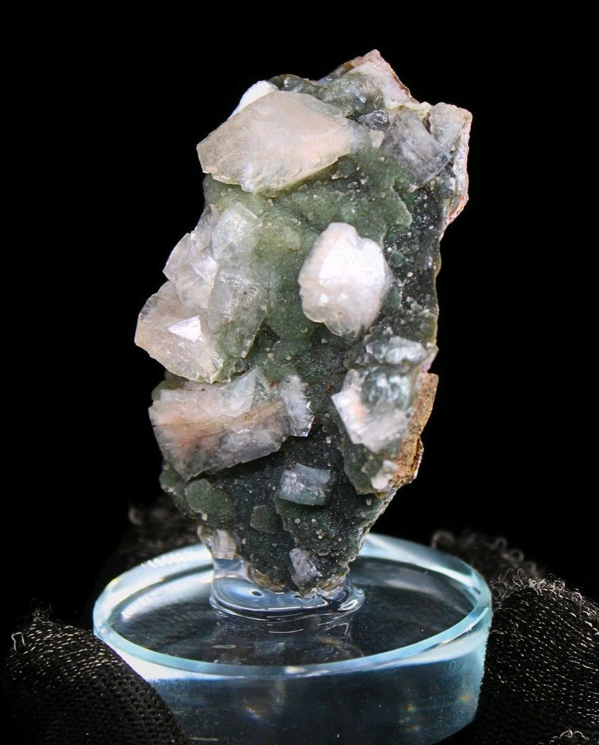 Rare Multi-Color Chalcedony on Heulandite Mineral Specimen 120g India