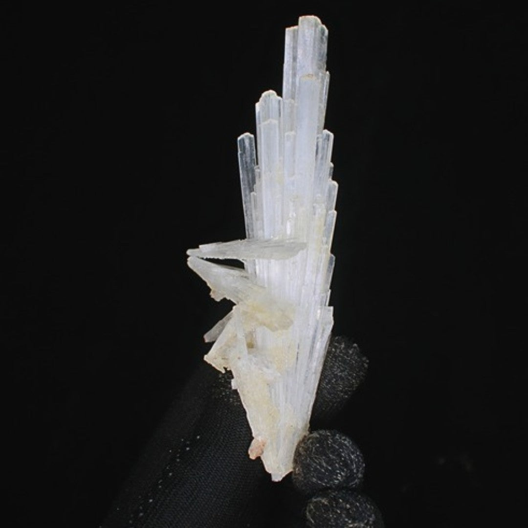 Natural Scolecite Crystal Cluster 52g White Zeolite Mineral from India