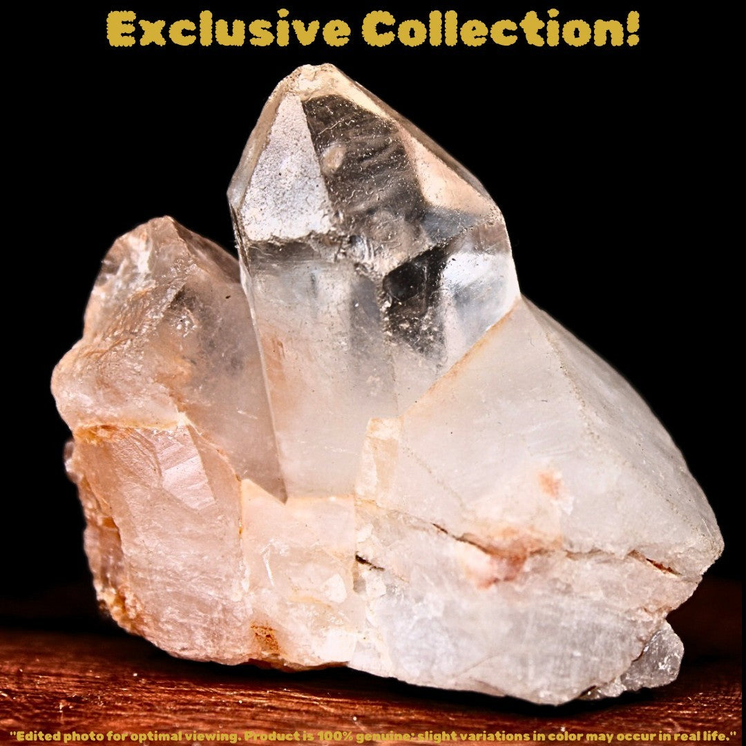 60g Clear Quartz Cluster Specimen  Raw Mineral Display Piece