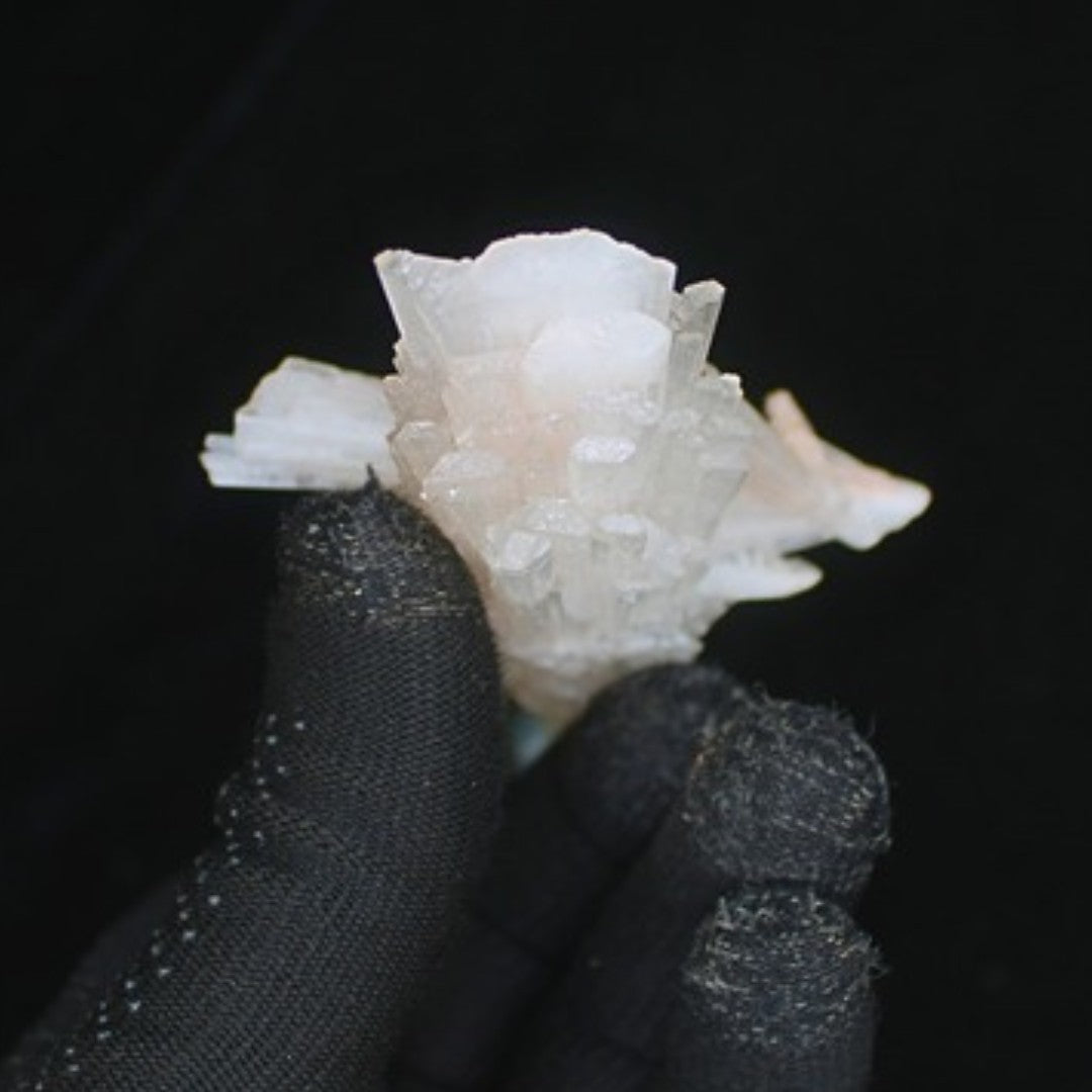 Natural Scolecite Cluster 70g White Zeolite Crystal Mineral from India