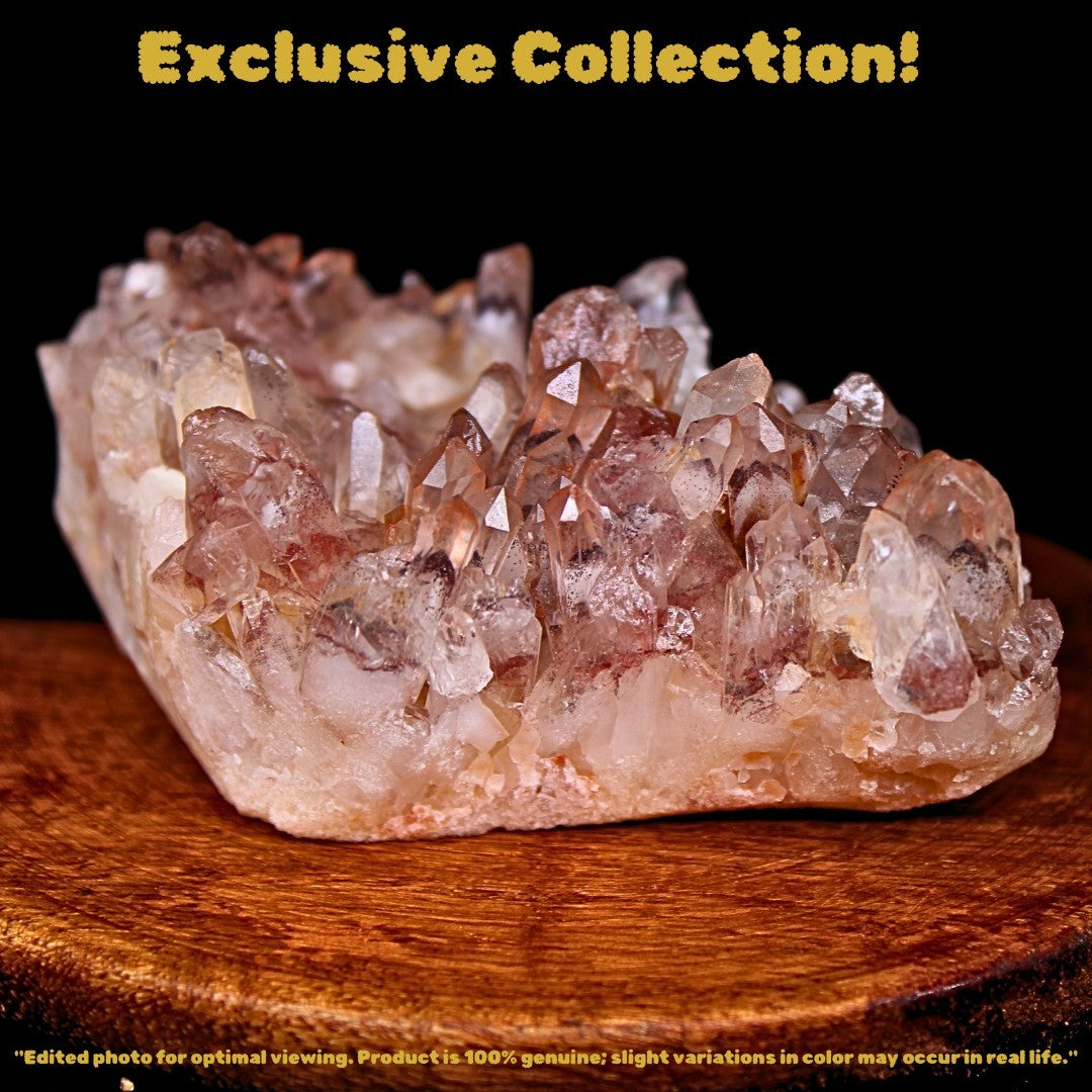 Phantom Clear Quartz 238g Reiki Chakra Stone for Spiritual Healing