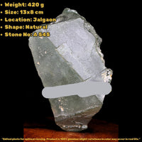 Green Clear Quartz Cluster 420g Heart Chakra Healing Crystal Energy Stone