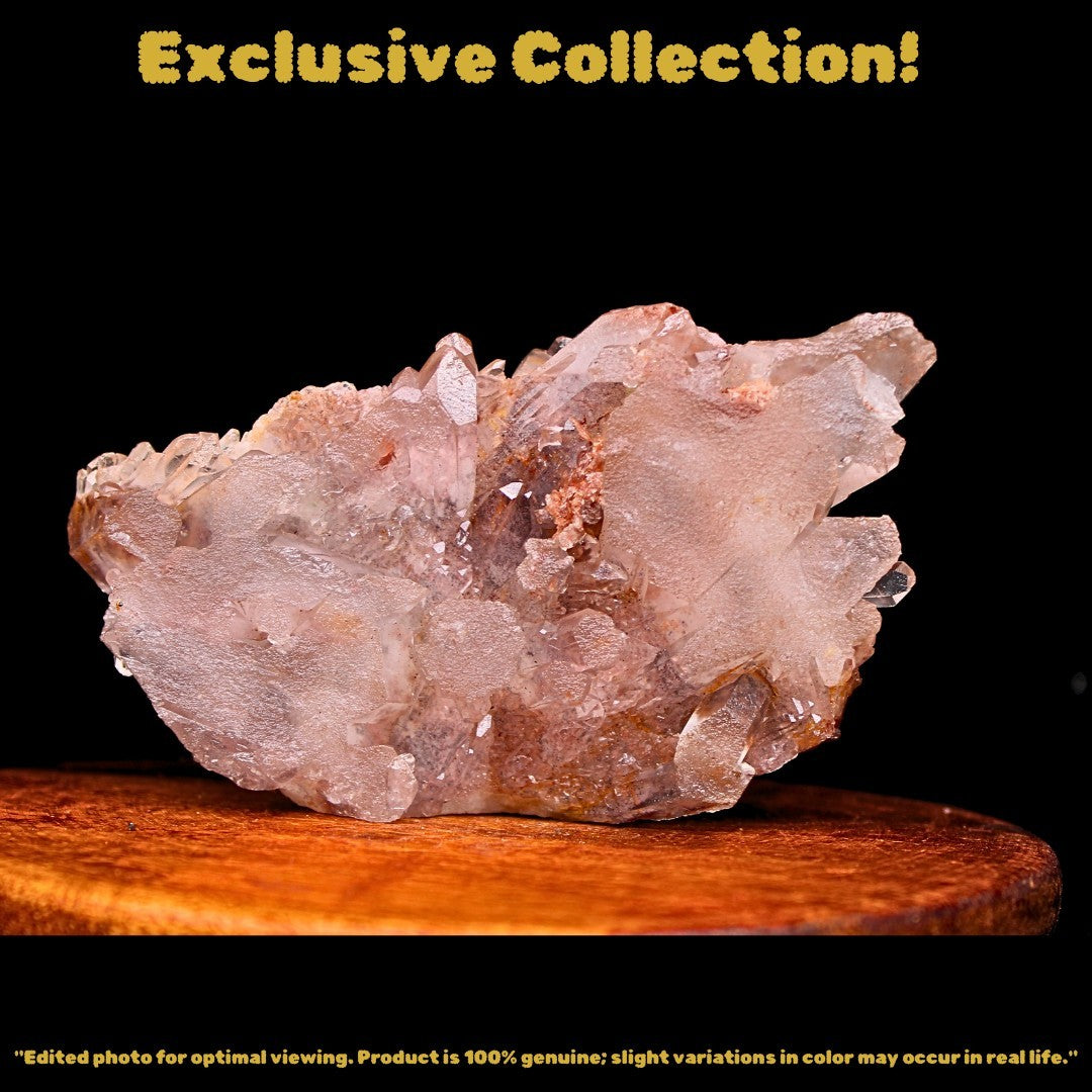 Phantom Quartz Crystal 114g 9x5 cm Natural Raw Cluster Healing Stone India