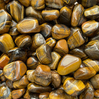 Grade A++ Gold Tiger Eye Tumbled Stones, 1"-1.5" Tumbled Tiger Eye,Pick How Many