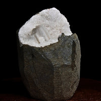 200g Scolecite Geode Cluster Natural Healing Crystal Mineral India 7x6cm