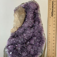 Amethyst Cluster, Amethyst Geode From Uruguay Cut Base, Pick a Size