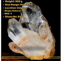 Clear Quartz Healing Stone 320g  Master Healer Energy Crystal from Himalayas