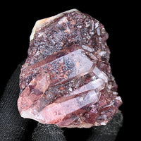 Red Phantom Quartz 155g 6x6  Rare Raw Crystal for Collectors & Healers