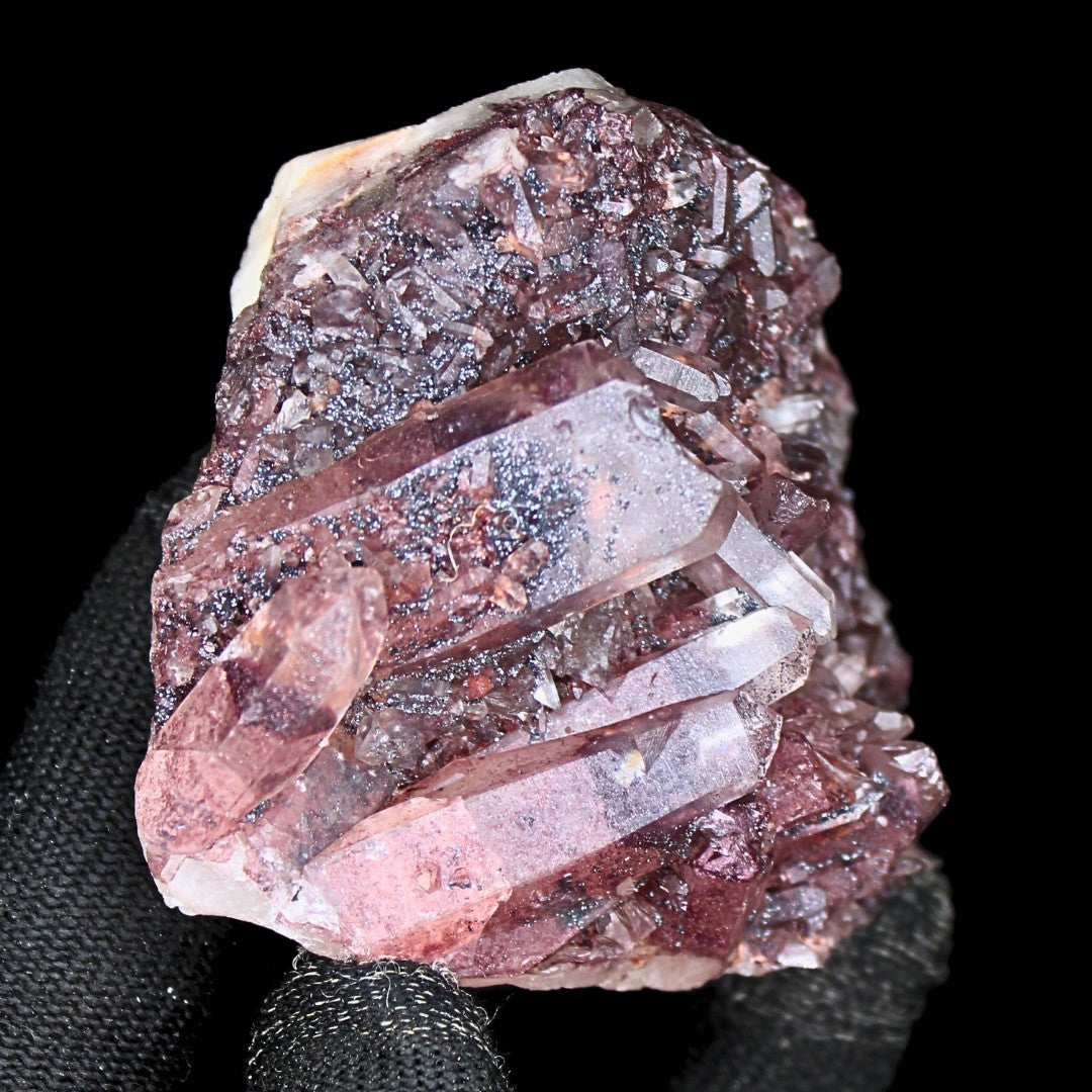 Red Phantom Quartz 155g 6x6  Rare Raw Crystal for Collectors & Healers