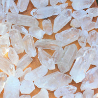 Wholesale Bulk Lot 1 lb Natural Clear Quartz Crystal Points Wand, AAA Quality