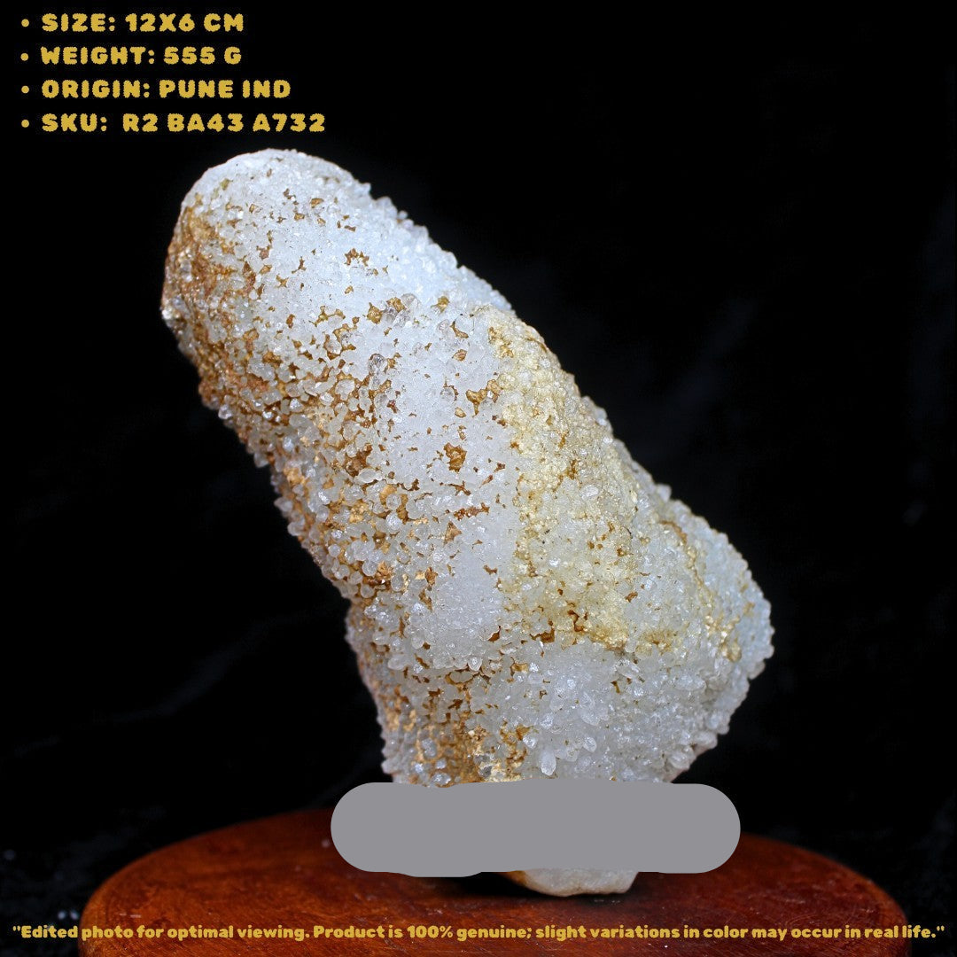 Natural Quartz Cluster 555g 12x6 cm Raw Healing Crystal Mineral Specimen