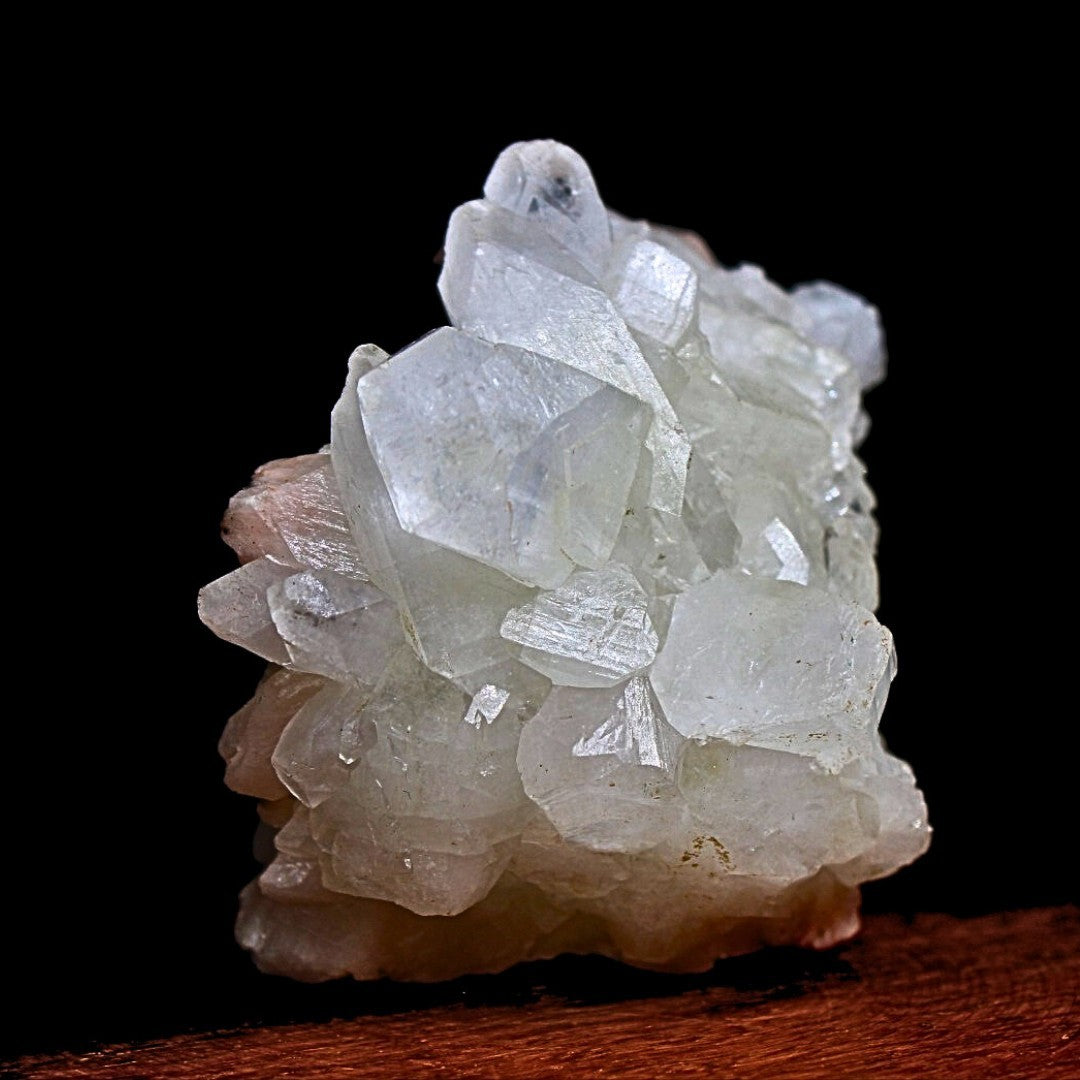 Apophyllite Heulandite Stilbite Cluster 160g India Cabinet Specimen 7x6cm