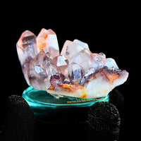 Red Phantom Quartz Sphere Hematite Crystal Ball 150g Root Chakra Healing