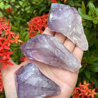 Extra Large Amethyst Rough Points, 2.5 - 3.25" Raw Amethyst Points, Bulk Lot