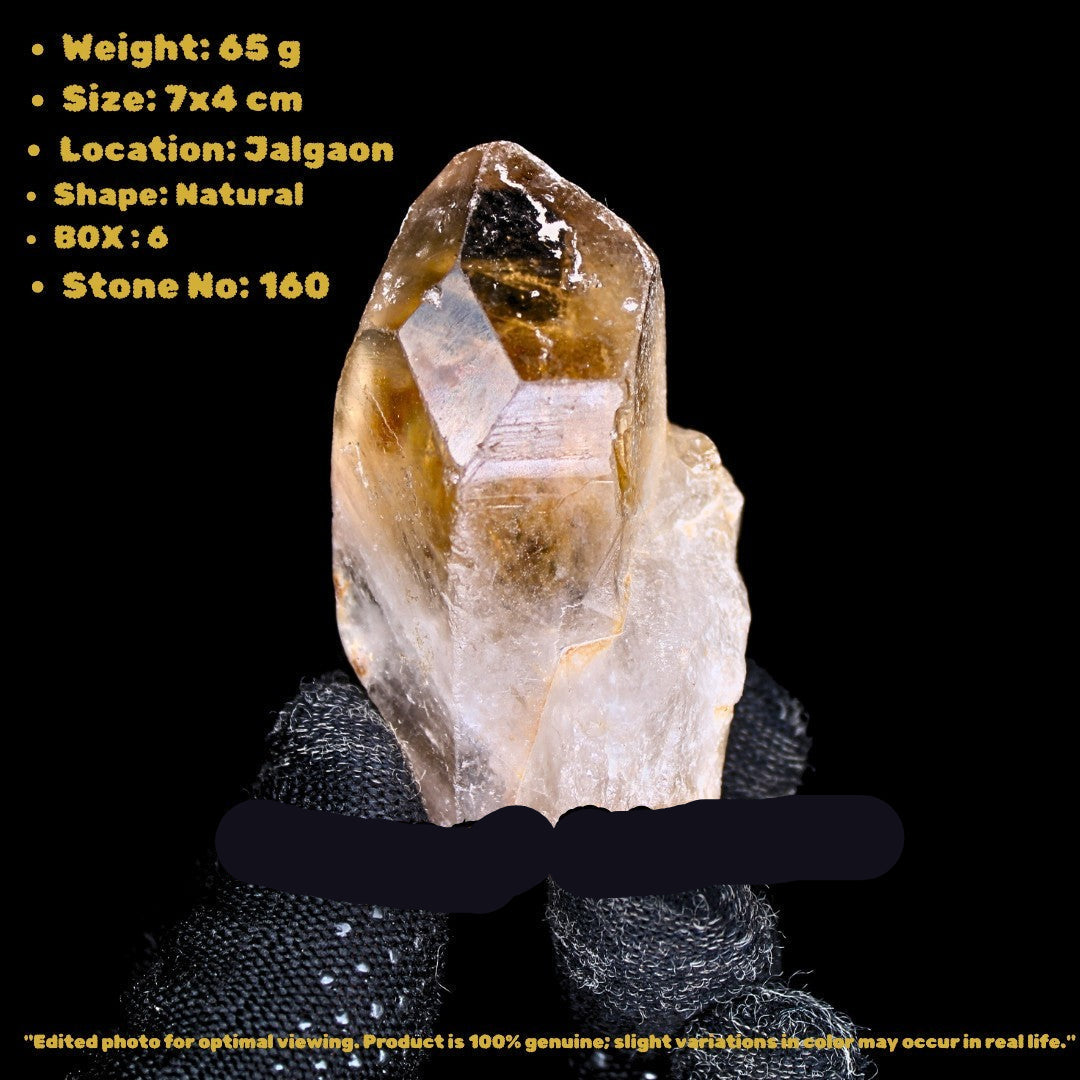 Smokey Quartz Healing Crystal Cluster 65g Protective Energy Stone 7x4cm