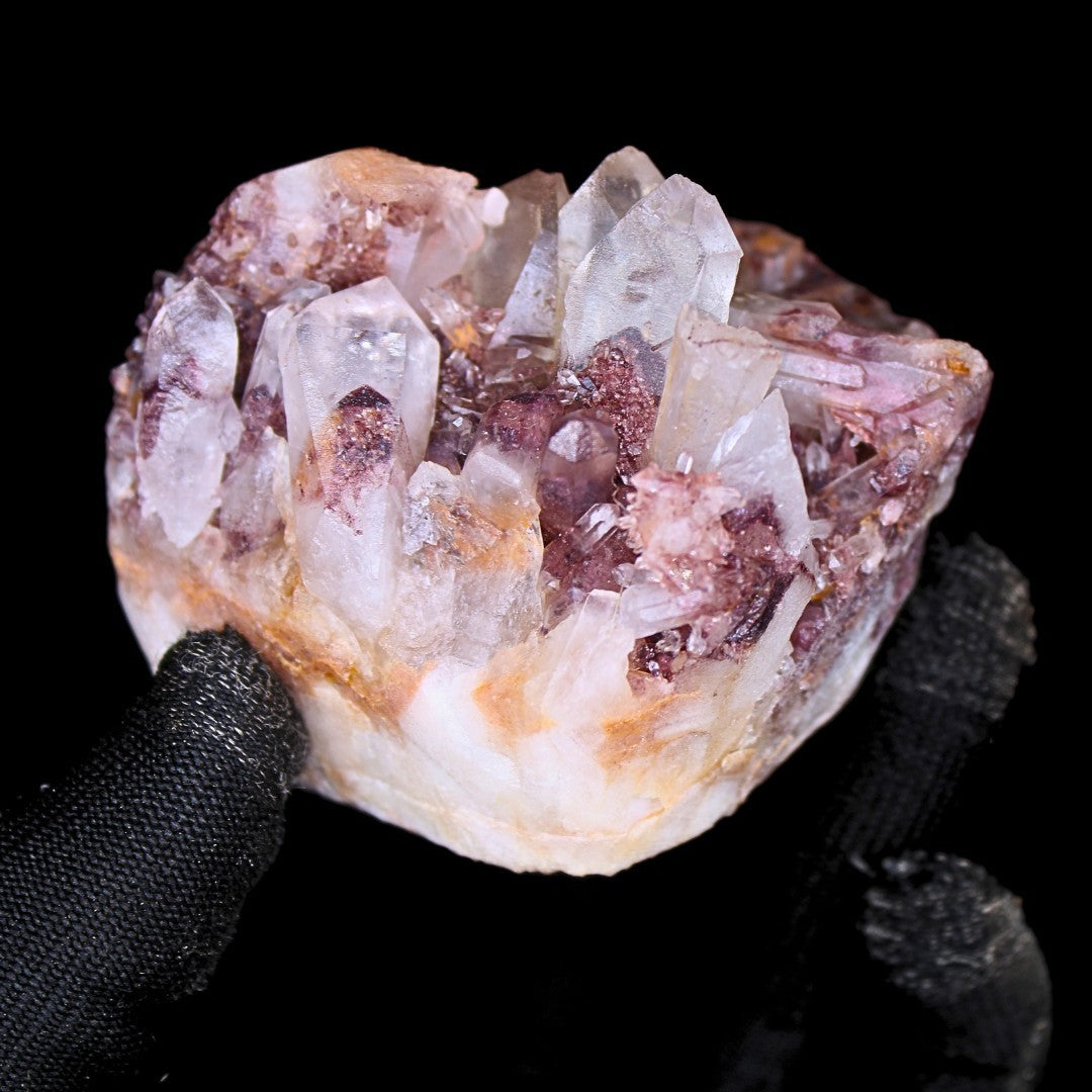 Phantom Quartz Crystal 330g 7x5 cm Raw Natural Cluster Stone from India