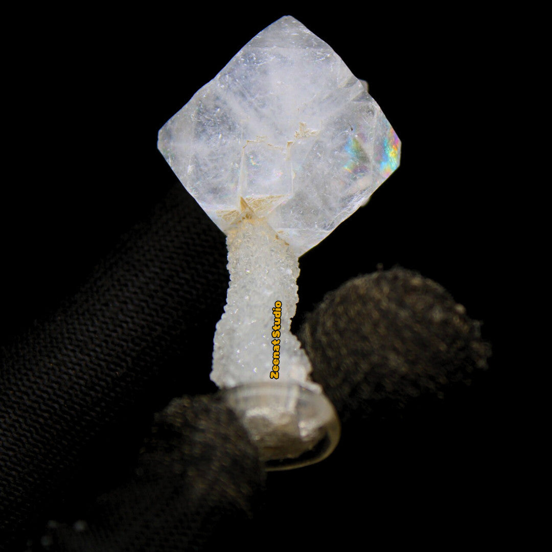 Apophyllite Luster Crystal Cluster 6cm 135g Rare Mining Tower Specimen from Indi