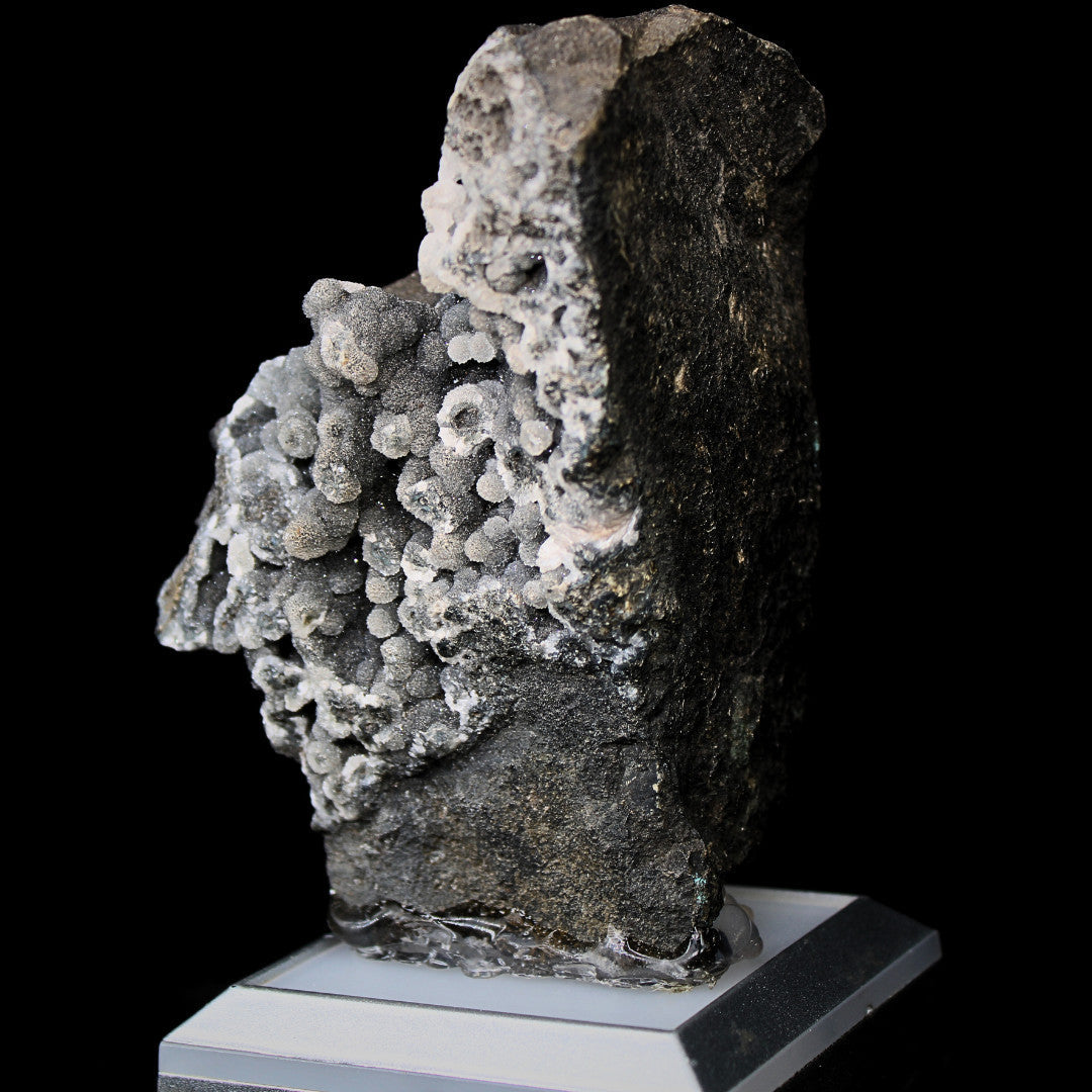 Rare Coral Chalcedony Crystal 290g Botryoidal Mineral Specimen India