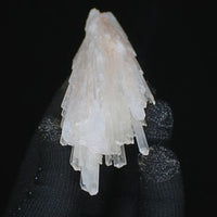 Natural Scolecite Mineral Cluster 64g White Zeolite Crystal from India