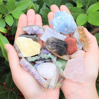 Crystal Confetti Scoop: Crystal Mix, Gemstones - Tumbled & Rough Stones, Gifts!