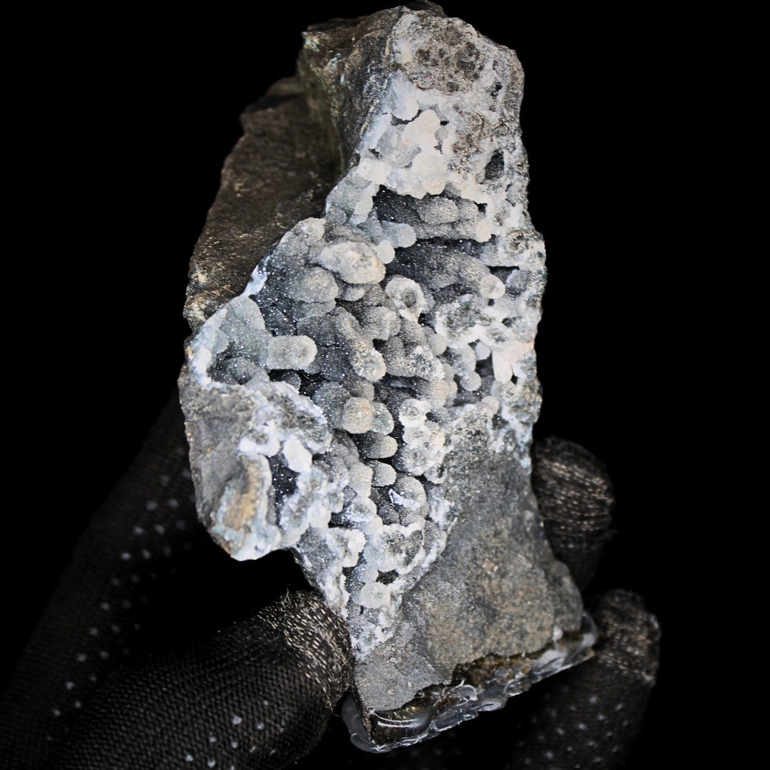 Rare Coral Chalcedony Crystal 290g Botryoidal Mineral Specimen India