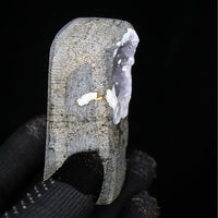 Rare Blue Chalcedony on Geode Matrix 230g Natural Mineral Specimen India