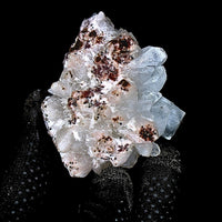 Apophyllite Heulandite Stilbite Cluster 160g India Cabinet Specimen 7x6cm