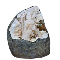 130g Scolecite Geode Natural Crystal Cluster Mineral Specimen 6x5cm India