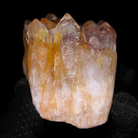 408g Phantom Quartz Cluster Natural Healing Crystal from India