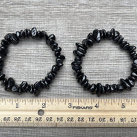 Wholesale Grade A++ Gemstone Nugget Bracelet, Choose from 18 Gemstone Types