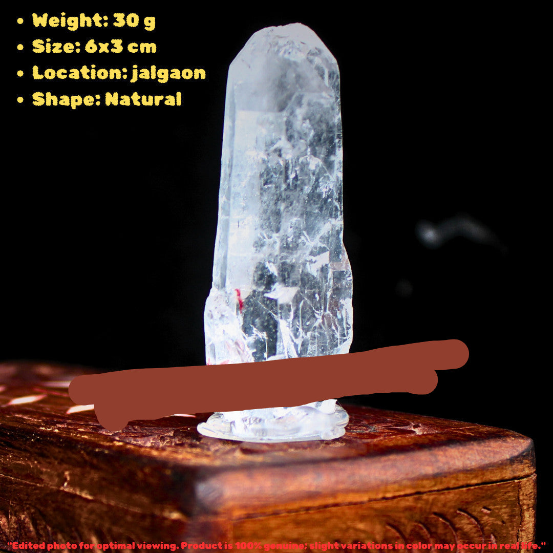 Himalayan Clear Quartz Cluster 30g 6x3cm Natural Raw Healing Crystal Stone