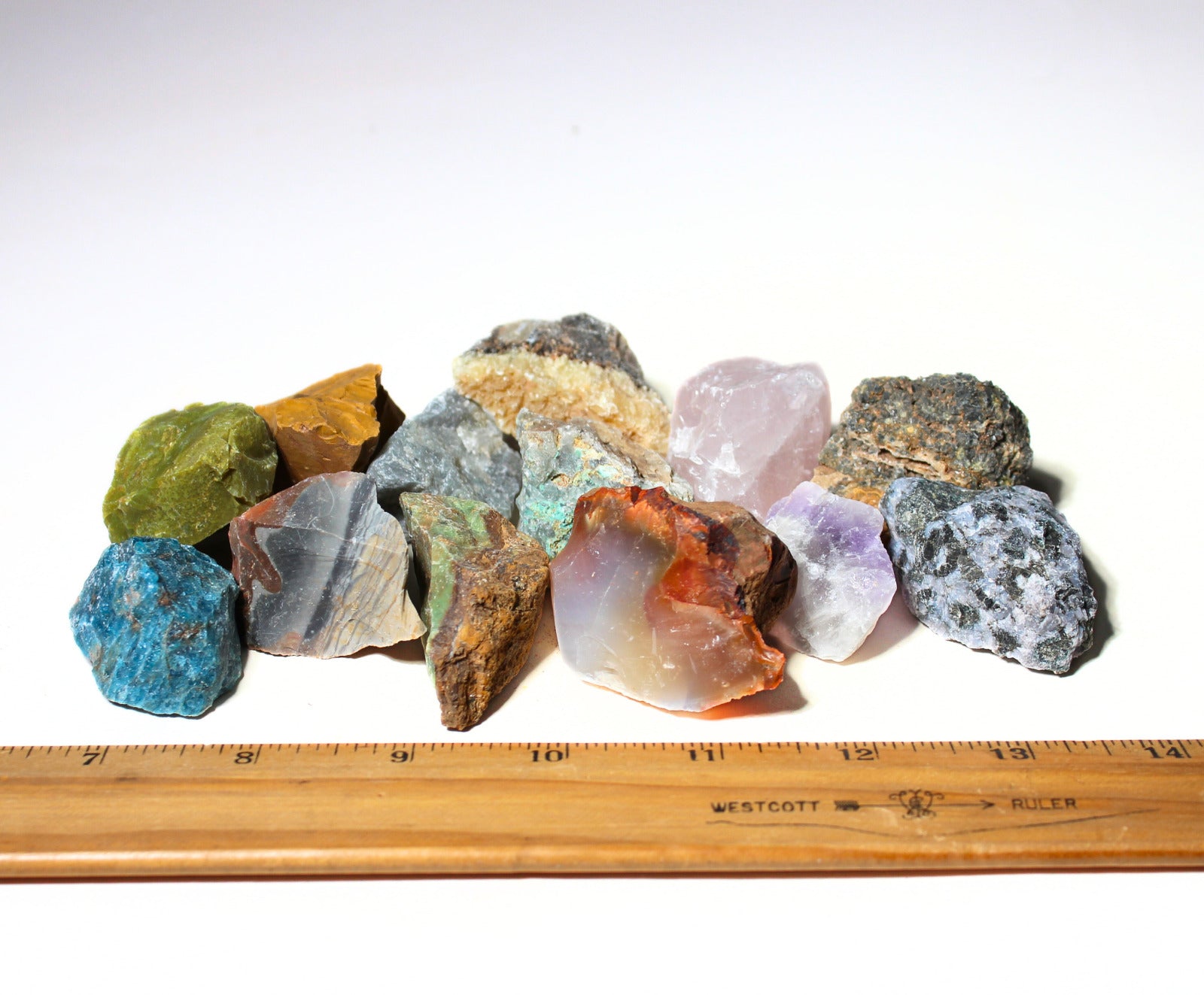 Madagascar Mix - Rough Rocks for Tumbling - Bulk Wholesale 1LB options