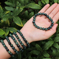 8 mm Bead Gemstone Bracelets: BUY 3 GET 1 FREE! (Stretch Crystal Bead Bracelets)