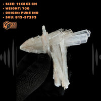 Scolecite Healing Cluste Unique Crystal Stone Natural Mineral Display 70g