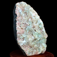 885g Green Apophyllite with Heulandite Rare Indian Zeolite Mineral Specimen