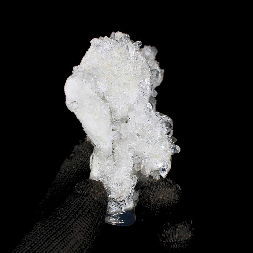 Apophyllite with Clear Quartz Cluster 100g Mineral Specimen India 9x7x4cm