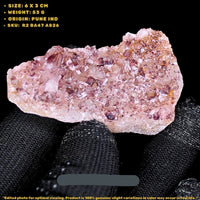 53g Phantom Quartz Cluster 6x3 cm Rare Natural Inclusion Crystal