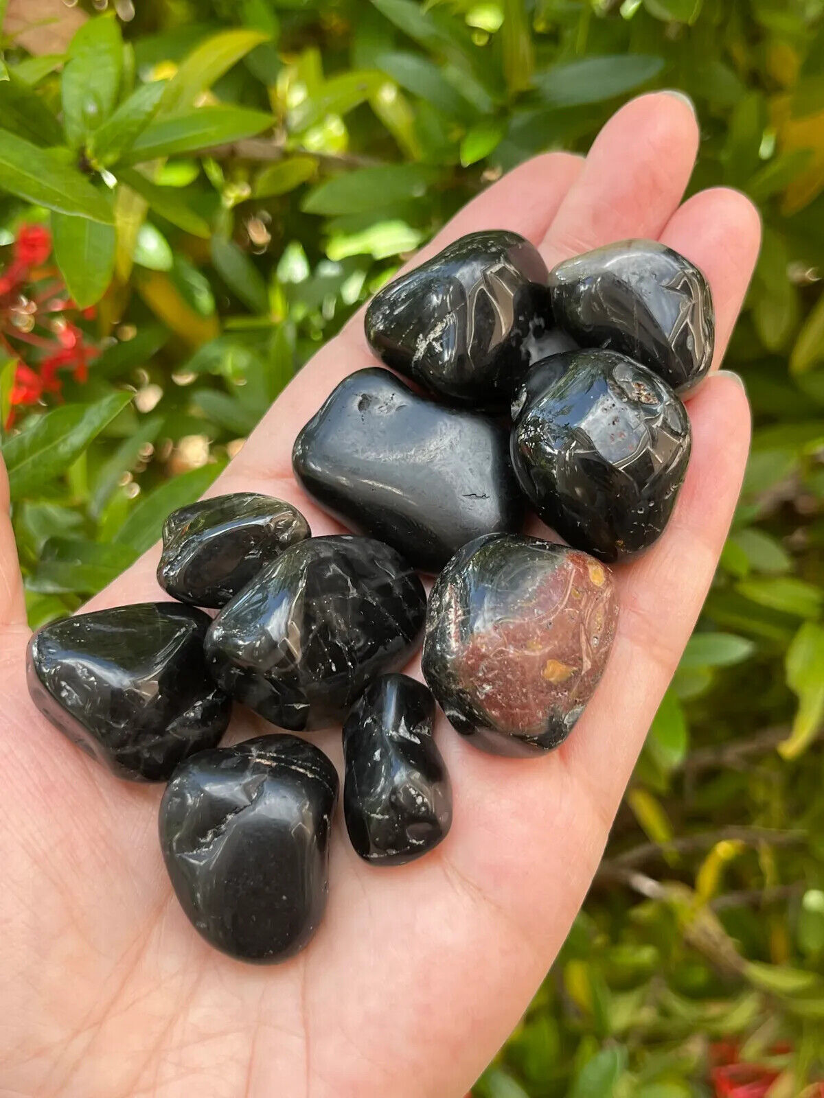 1/2 Lb Lot Tumbled Stones, 0.75-1.25" Crystal Healing Stones, Choose Stone Type