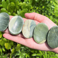 Natural Crystal Worry Stone: Choose Gemstone (Crystal Healing Pocket Stone)