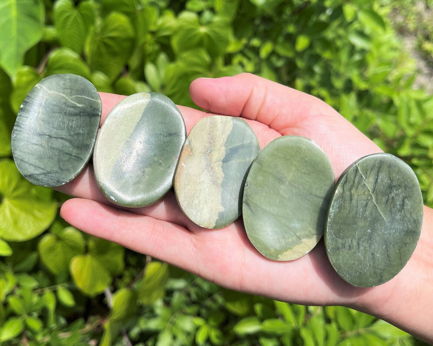 Natural Crystal Worry Stone: Choose Gemstone (Crystal Healing Pocket Stone)