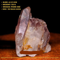 Phantom Quartz Point 32g Crystal Cluster Inclusion Mineral