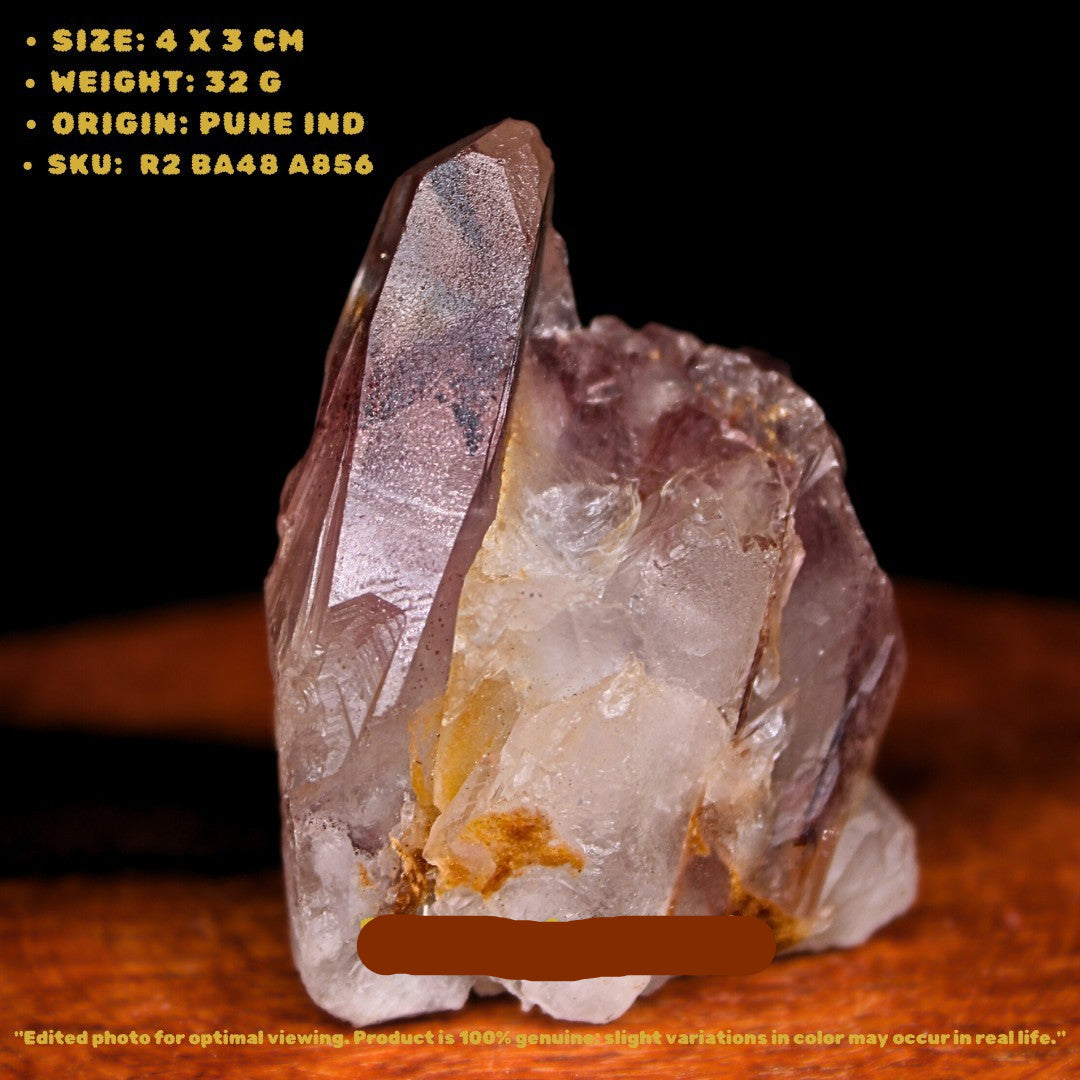 Phantom Quartz Point 32g Crystal Cluster Inclusion Mineral